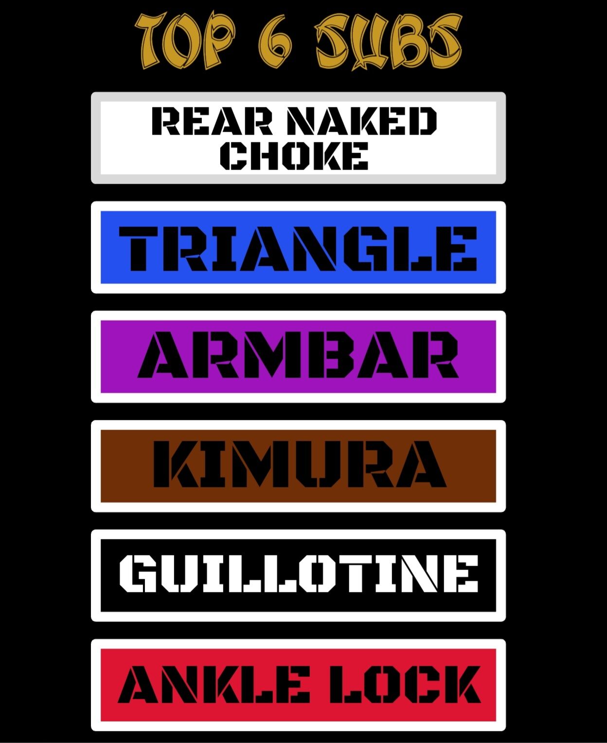 Top 6 Submissions T-Shirt (unisex) - Image 8