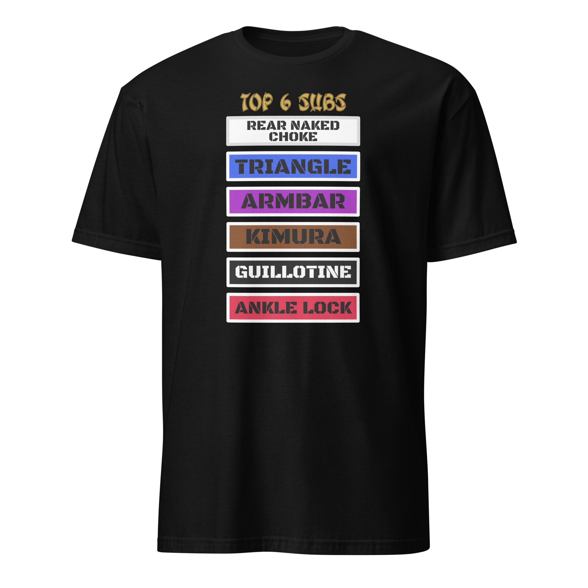Top 6 Submissions T-Shirt (unisex) - Image 4