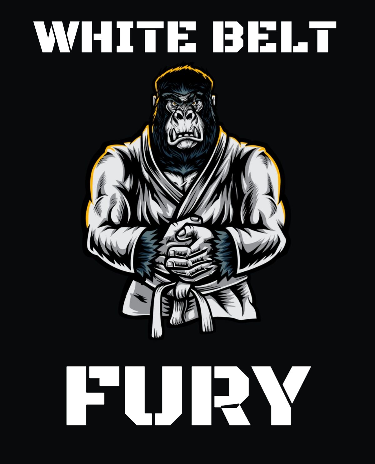 Whitebelt Fury T-Shirt (unisex) - Image 8