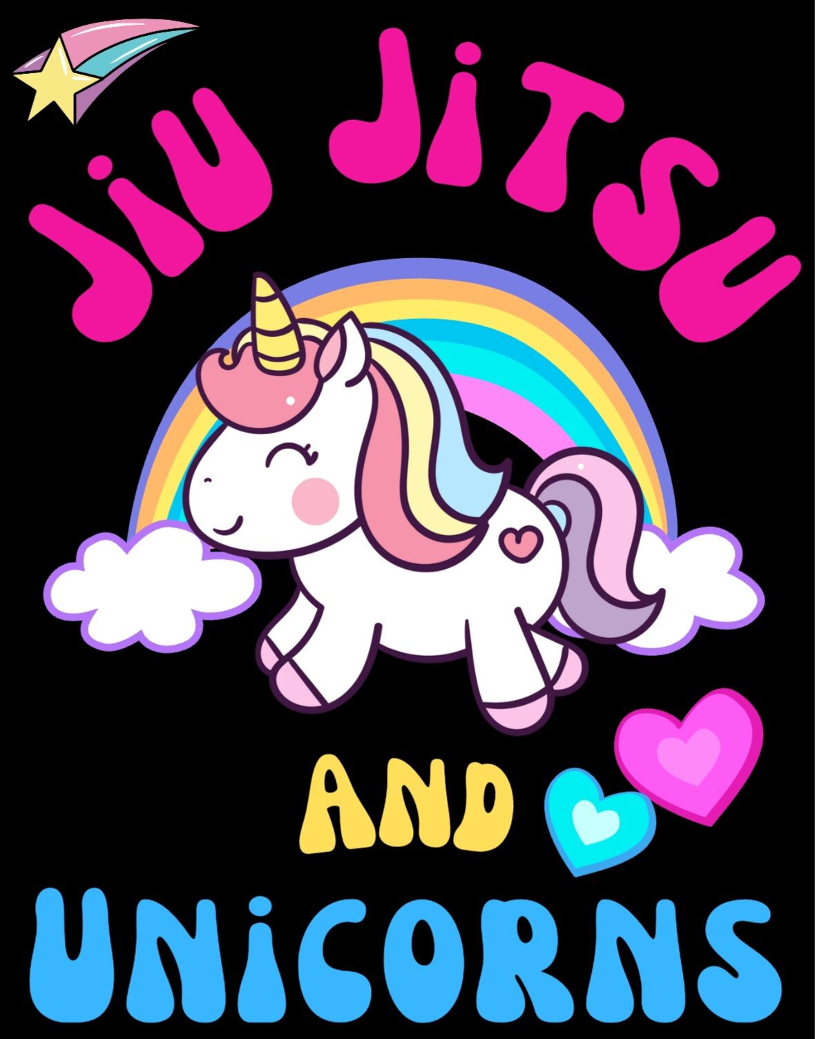 Jiu Jitsu And Unicorns T-Shirt (unisex) - Image 6
