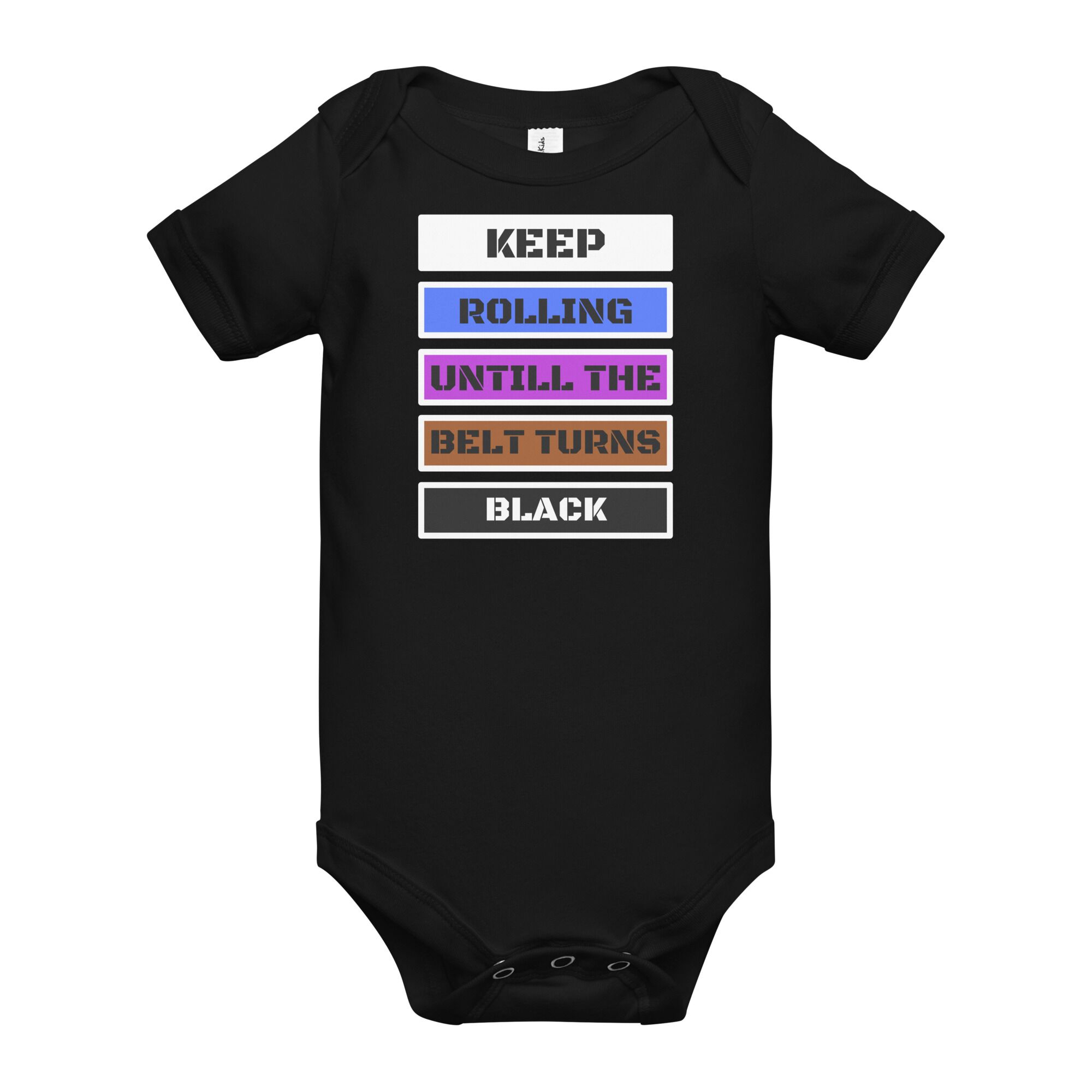 ( BABY SHORT SLEEVE ONE PIECE ) EXAMPLE (unisex) - Image 2