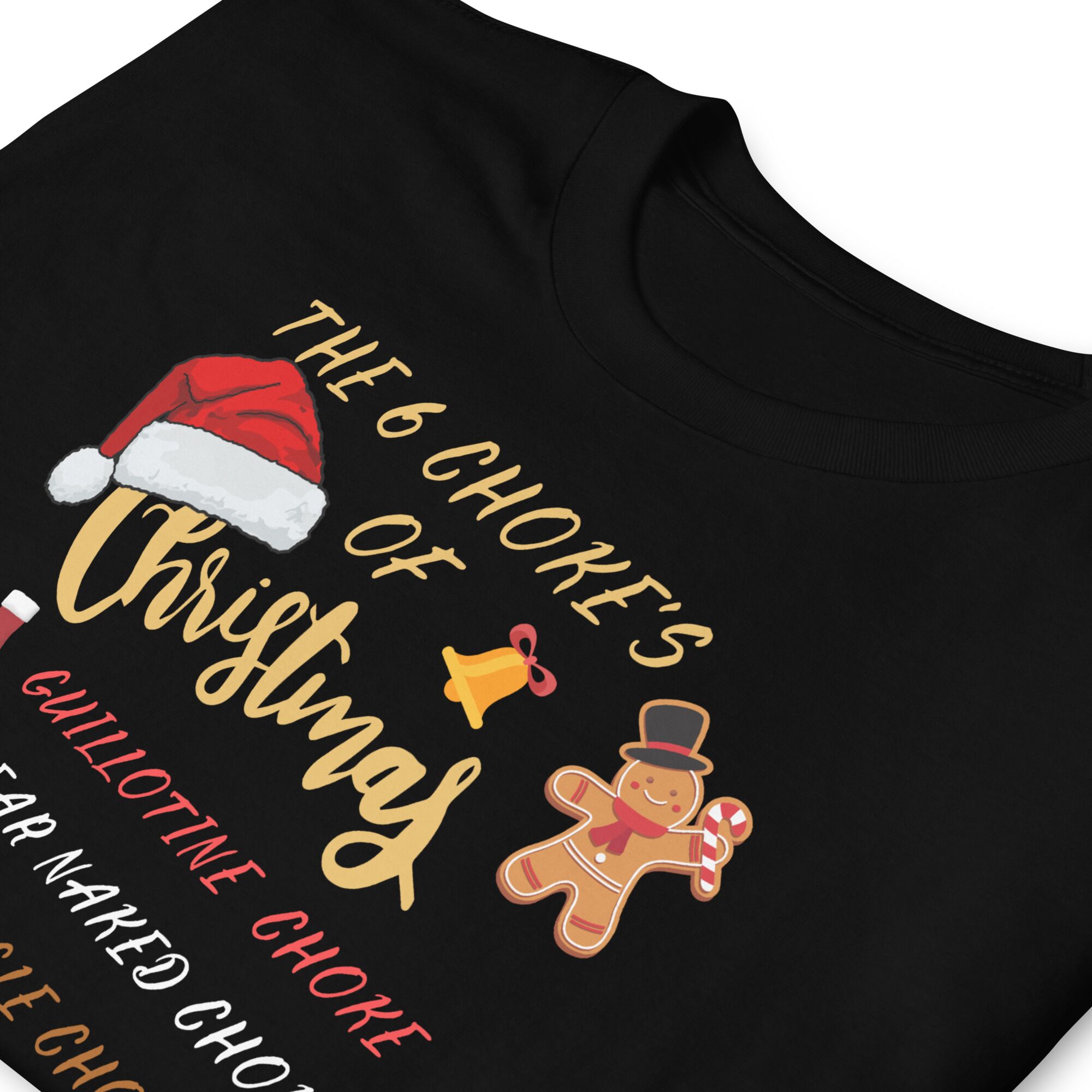 (NO GI) 6 Chokes Of Christmas T-Shirt (Unisex) - Image 7